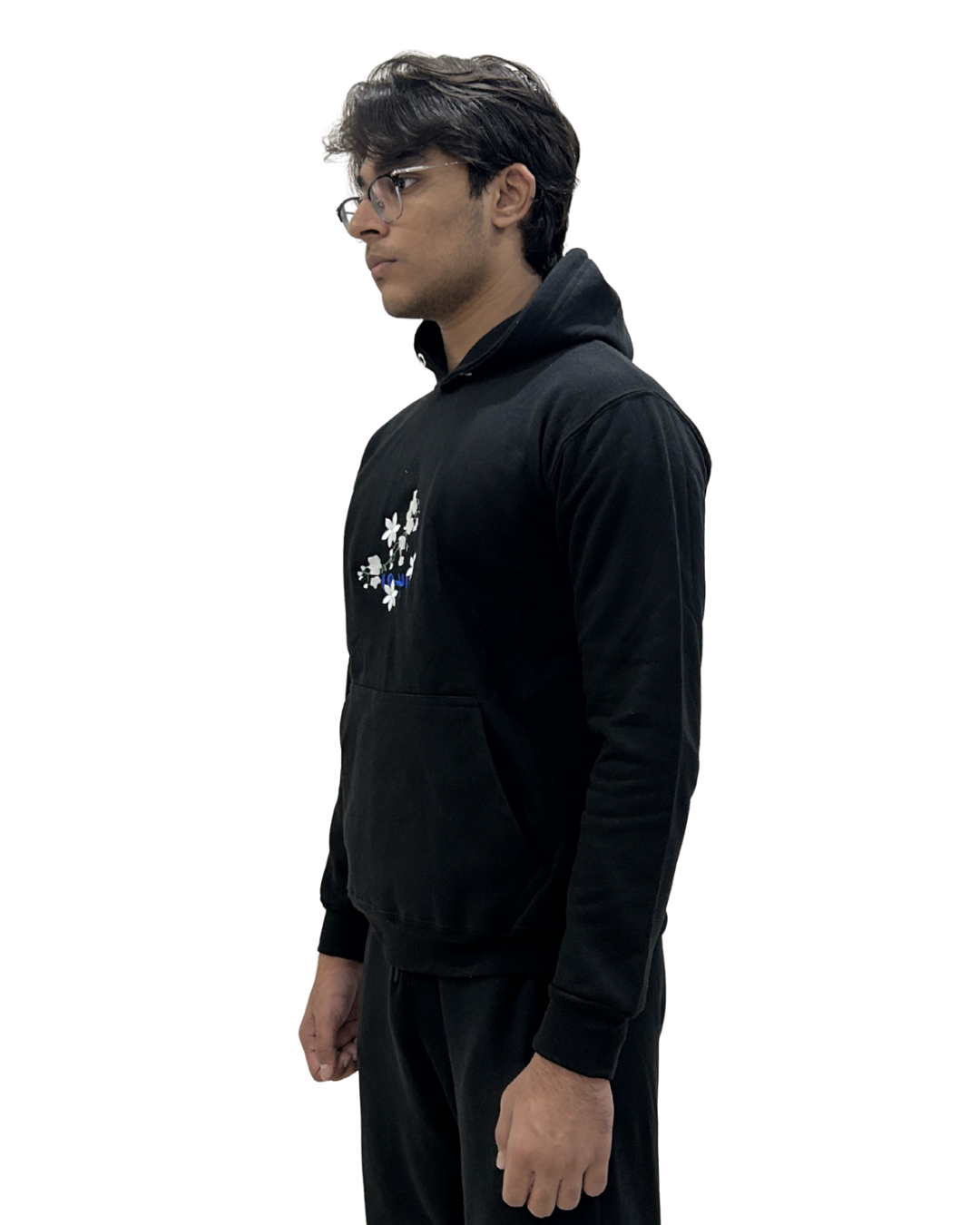 Black Raahi Core Hoodie