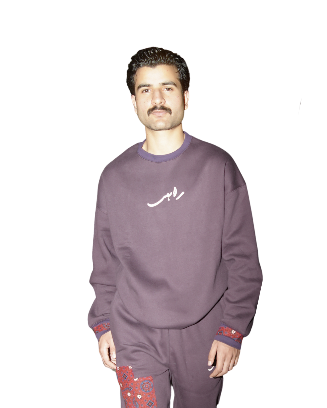 Purple Ajrakh Sweatshirt