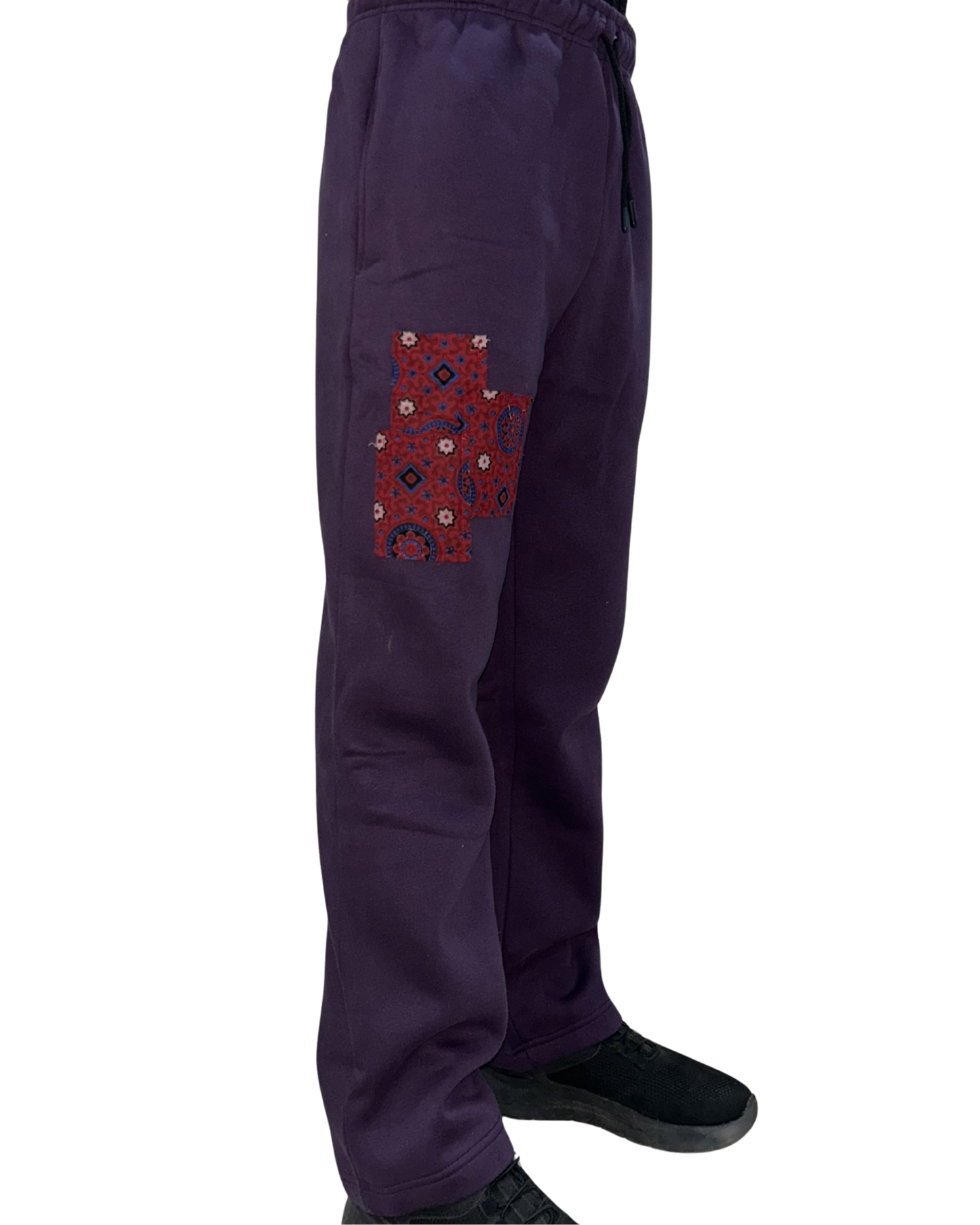 Purple Ajrakh SweatPants