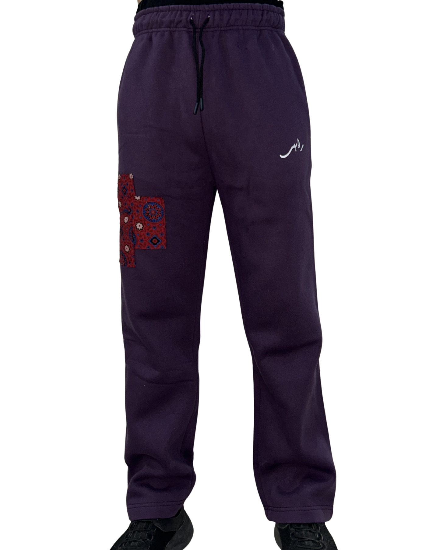 Purple Ajrakh SweatPants