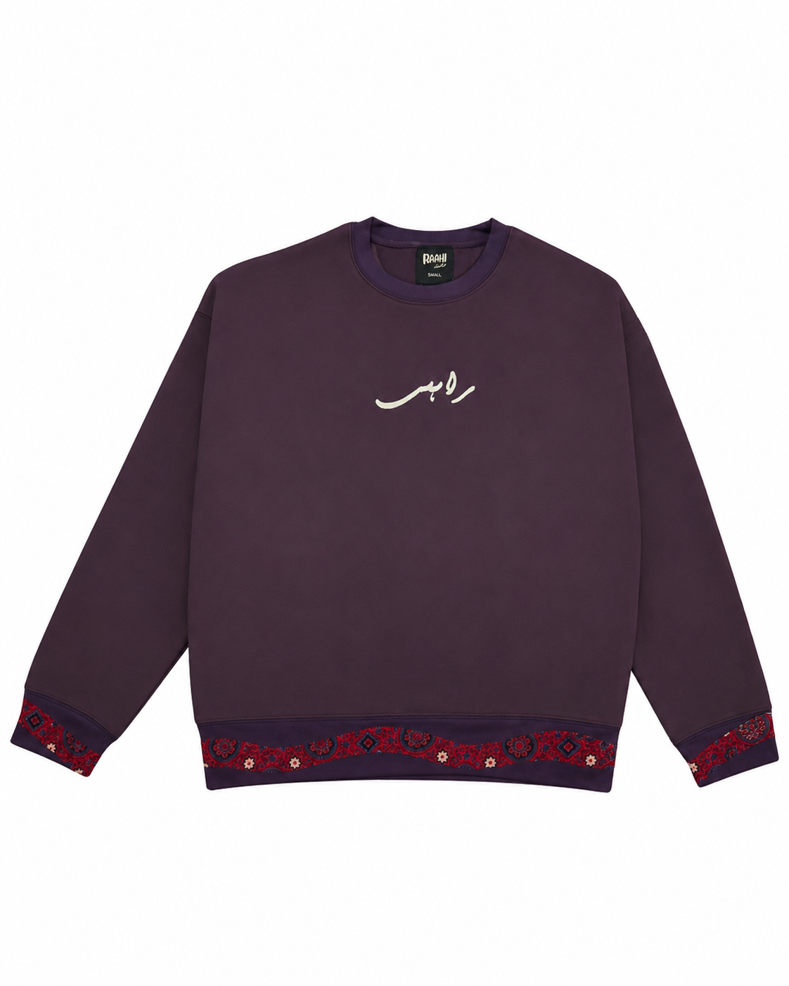 Purple Ajrakh Sweatshirt