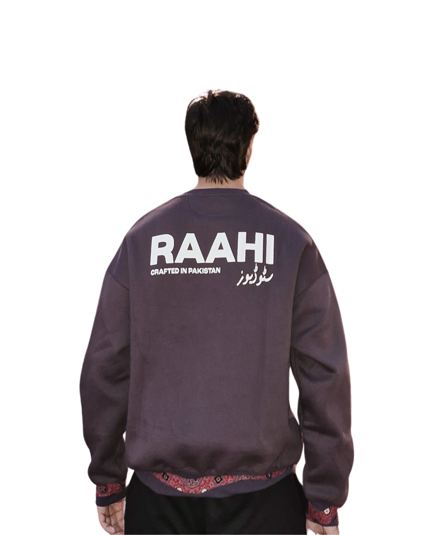 Purple Ajrakh Sweatshirt